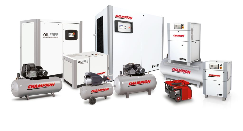 Full range of air compressors